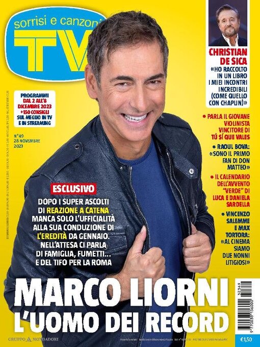 Title details for TV Sorrisi e Canzoni by Mondadori Media S.p.A., S.L.L. - Available